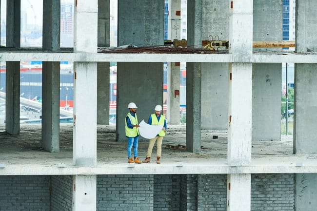 a person standing in front of a building